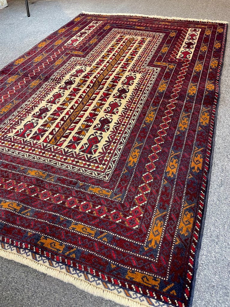 Baluch Prayer Rug 3'1 x 4'10