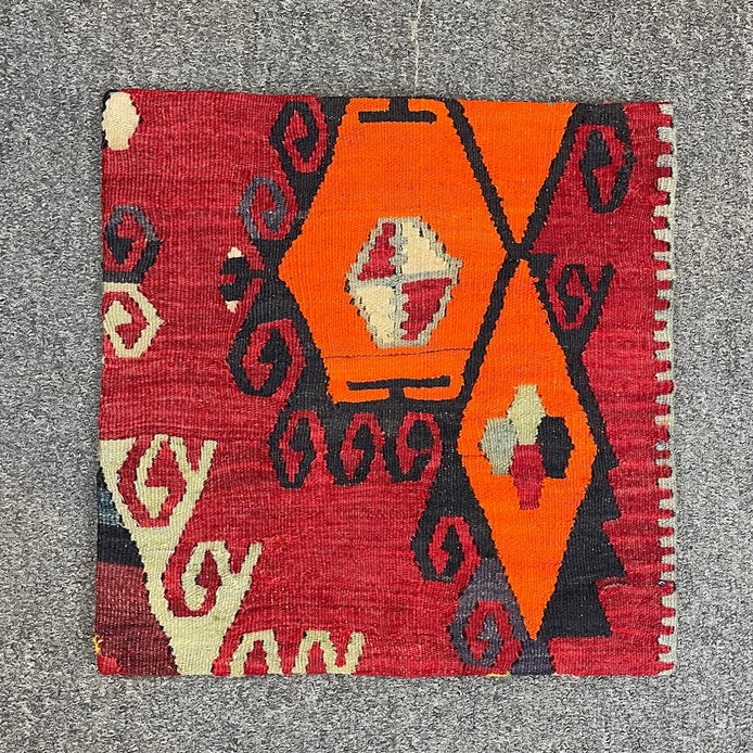 Turkish Kilim Pillow 16x16