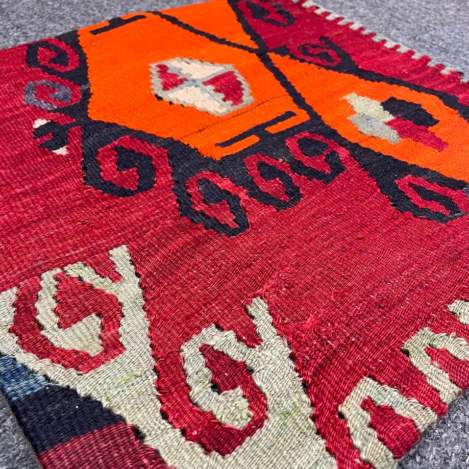 Turkish Kilim Pillow 16x16