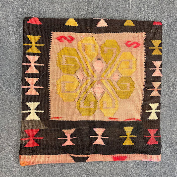 Turkish Kilim Pillow 16x16