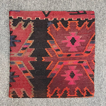 Turkish Kilim Pillow 16x16