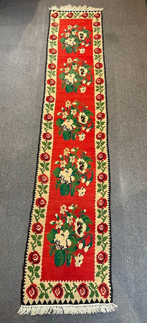 Basarabian Kilim 2'3 x 11'3
