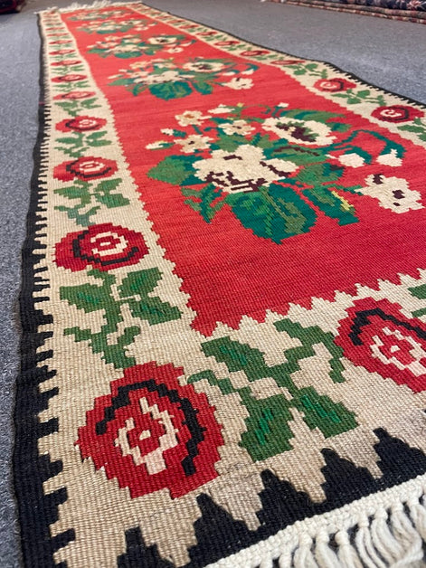 Basarabian Kilim 2'3 x 11'3