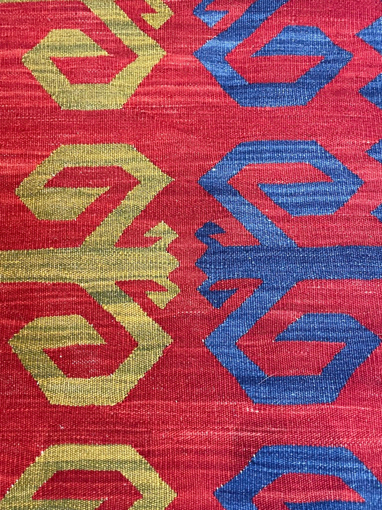 Turkish Nuzumlu Kilim 3'1 x 10'6