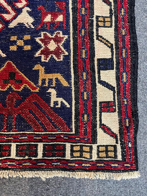 Iranian Shasavan Runner 3'4 x 9'4