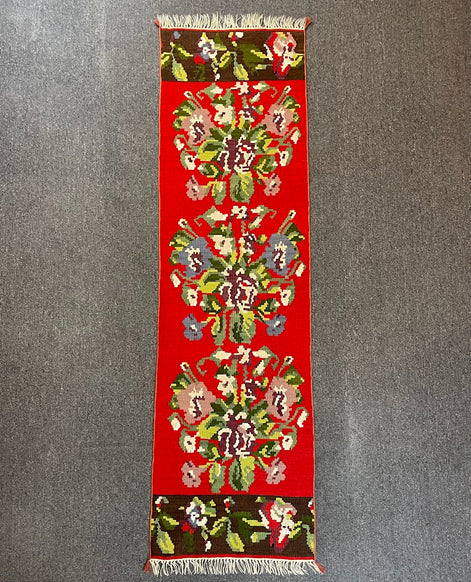 Floral Basarabian Mini Runner 1'10 x 6'4