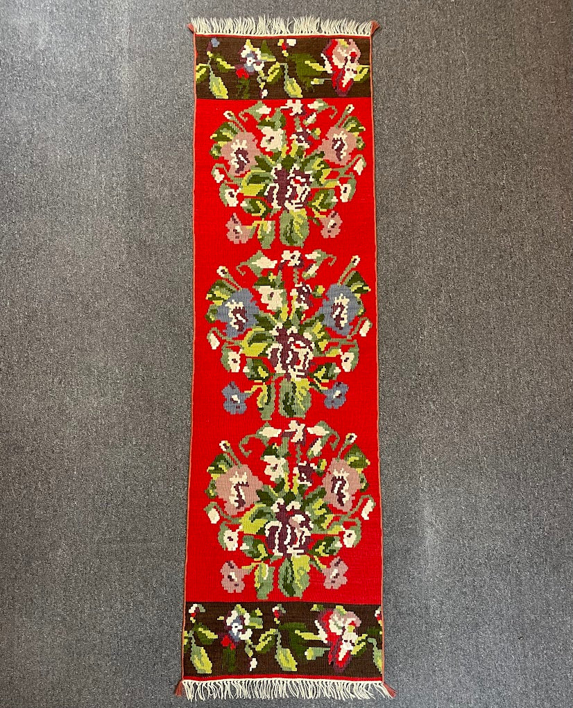 Floral Basarabian Mini Runner 1'10 x 6'4