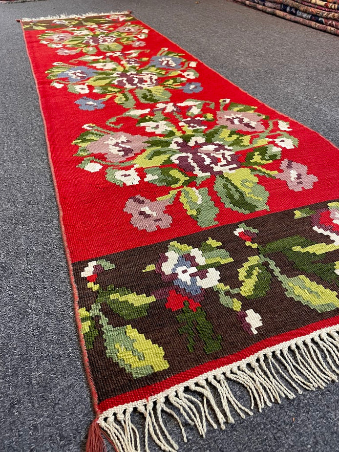 Floral Basarabian Mini Runner 1'10 x 6'4
