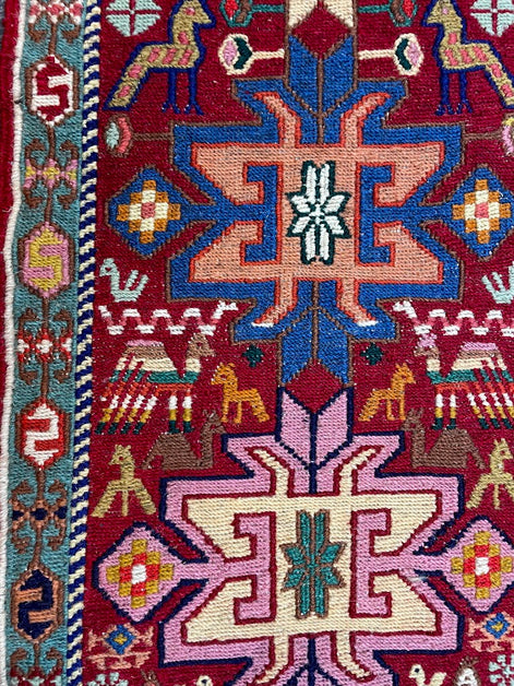 Iranian Rau Rau Sercan Animal Sumak 1'0 x 3'3