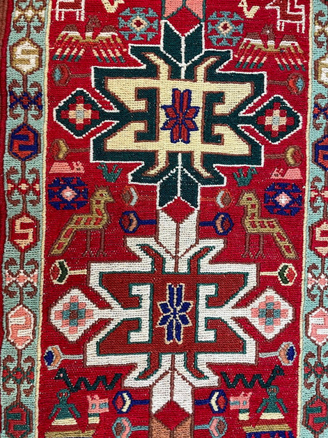 Iranian Rau Rau Sercan Animal Sumak 1'1 x 3'4