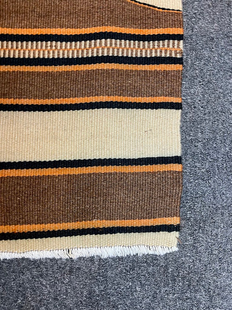 Geometric Turkish Kilim Mini Runner 2'3 x 5'7