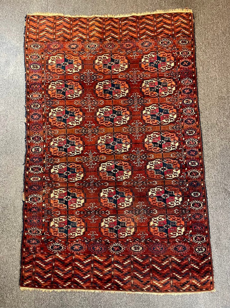 Antique Turkmen Tekke Bukhara 3'7 x 5'7