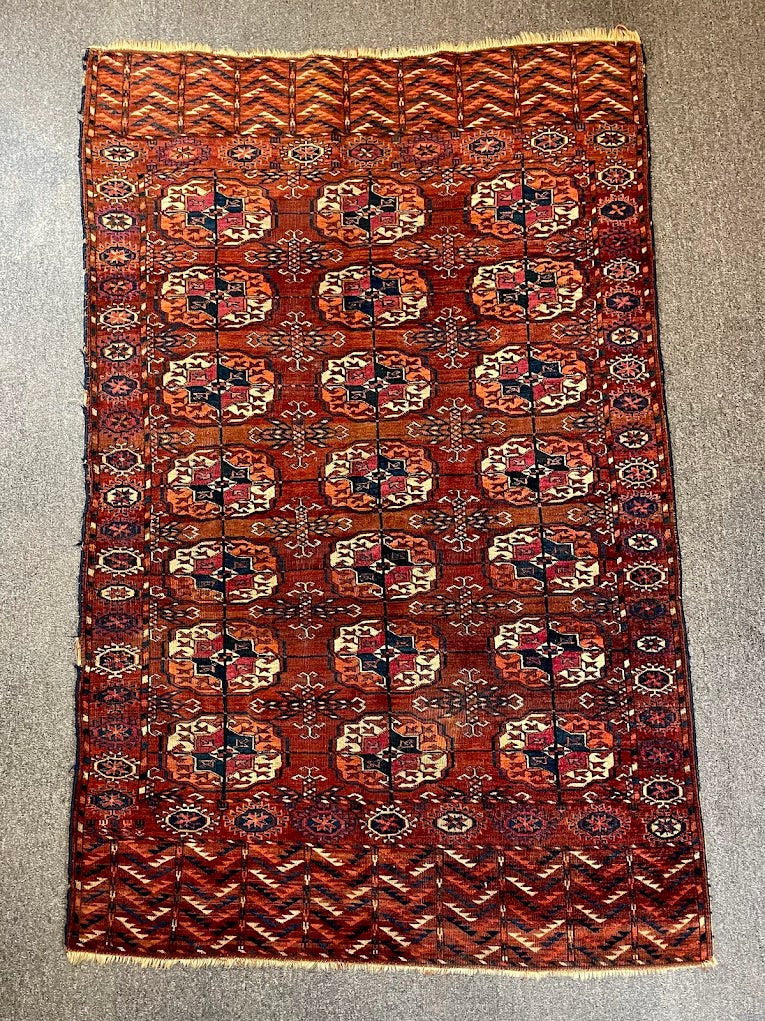 Antique Turkmen Tekke Bukhara 3'7 x 5'7