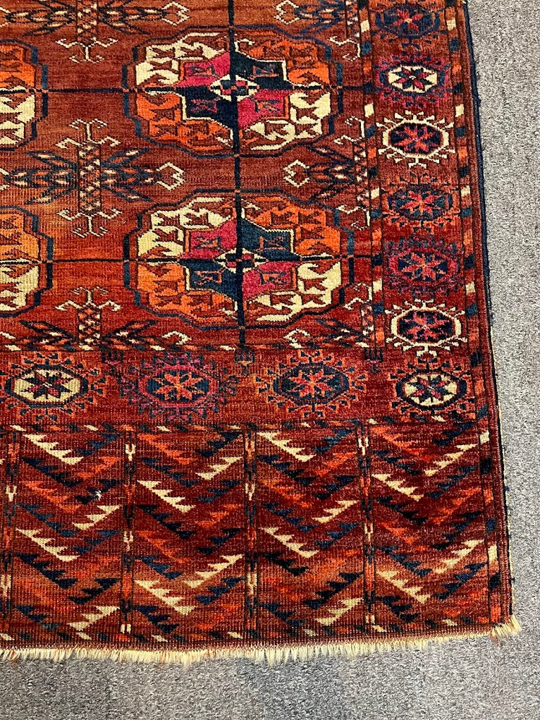 Antique Turkmen Tekke Bukhara 3'7 x 5'7