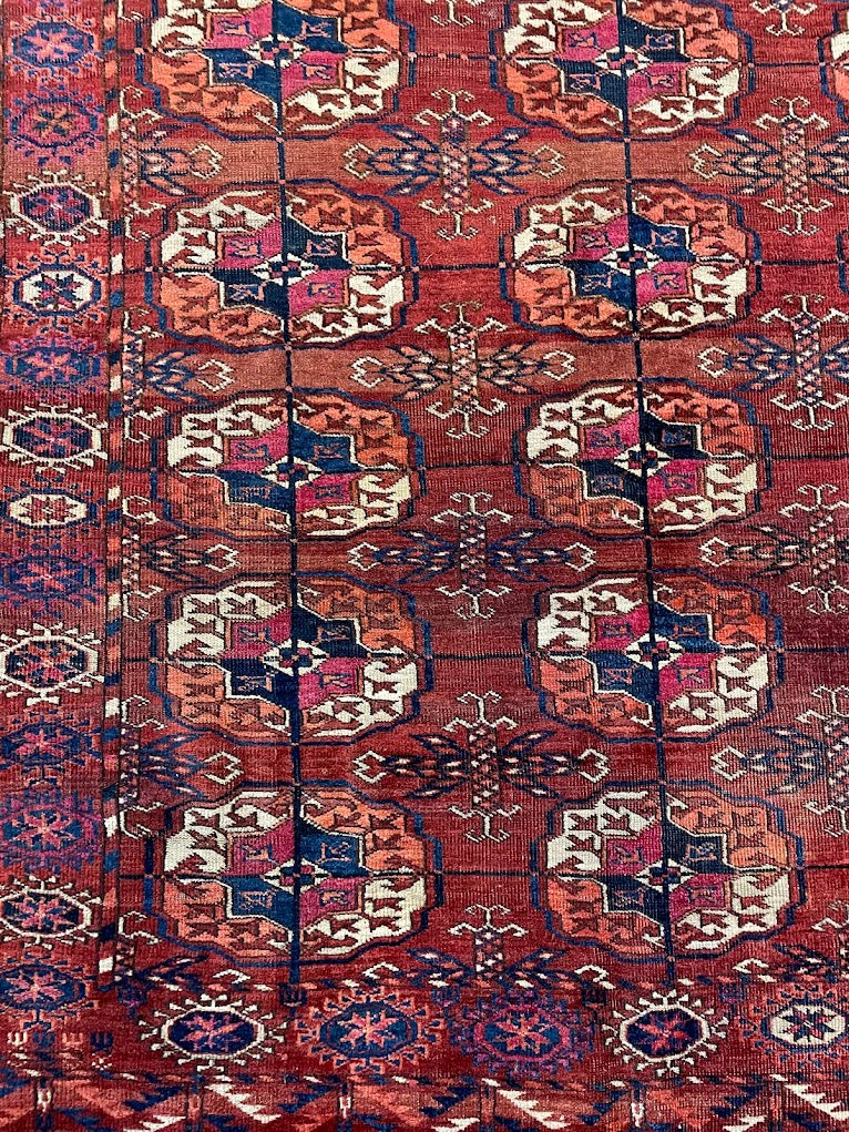 Antique Turkmen Tekke Bukhara 3'7 x 5'7