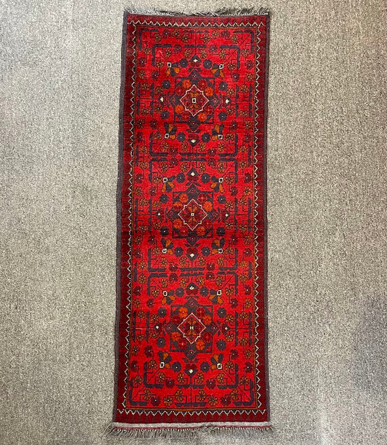 Afghan Turkmen Khal Mahmadi Mini Runner 1'8 x 4'9