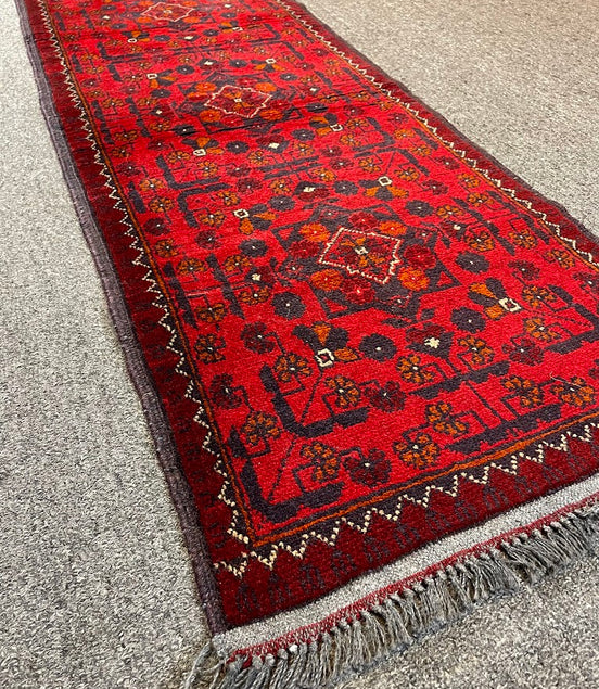 Afghan Turkmen Khal Mahmadi Mini Runner 1'8 x 4'9