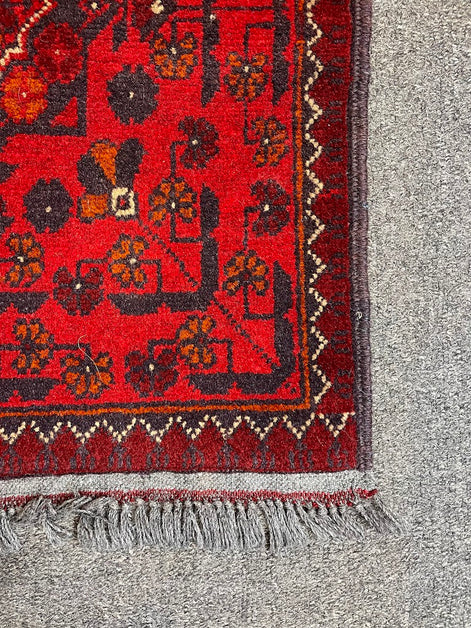 Afghan Turkmen Khal Mahmadi Mini Runner 1'8 x 4'9