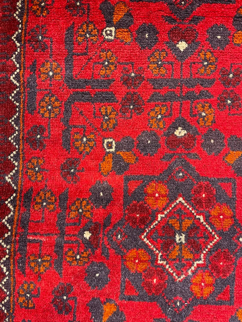 Afghan Turkmen Khal Mahmadi Mini Runner 1'8 x 4'9