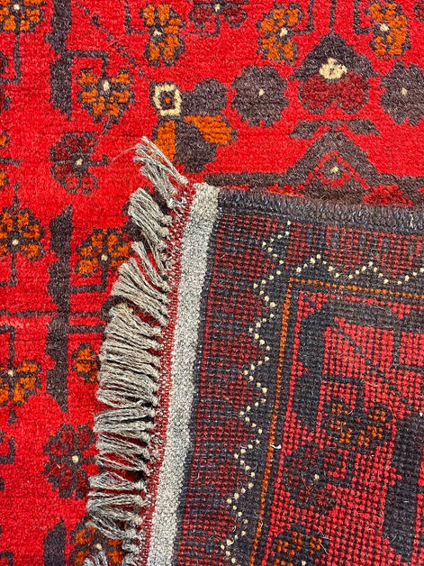 Afghan Turkmen Khal Mahmadi Mini Runner 1'8 x 4'9