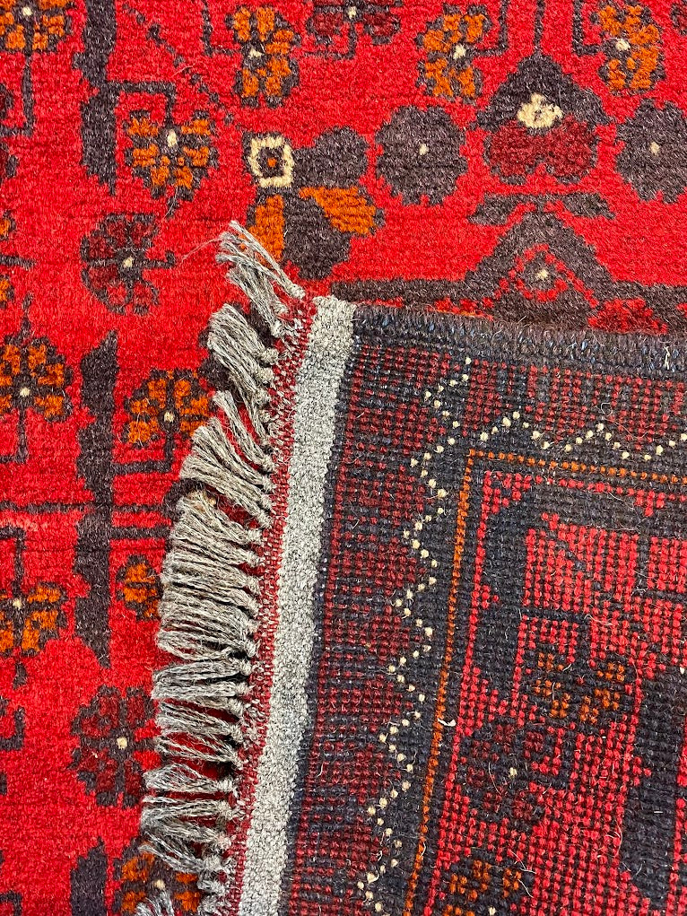Afghan Turkmen Khal Mahmadi Mini Runner 1'8 x 4'9