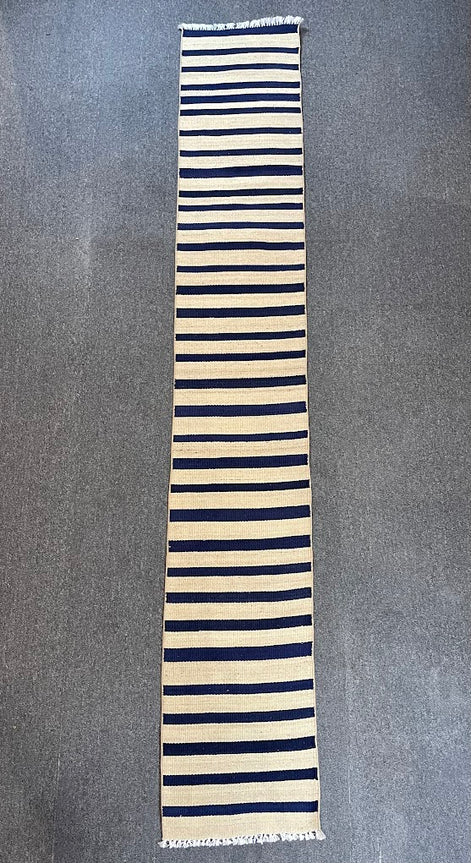 Turkish Striped Kilim 1'8 x 9'4