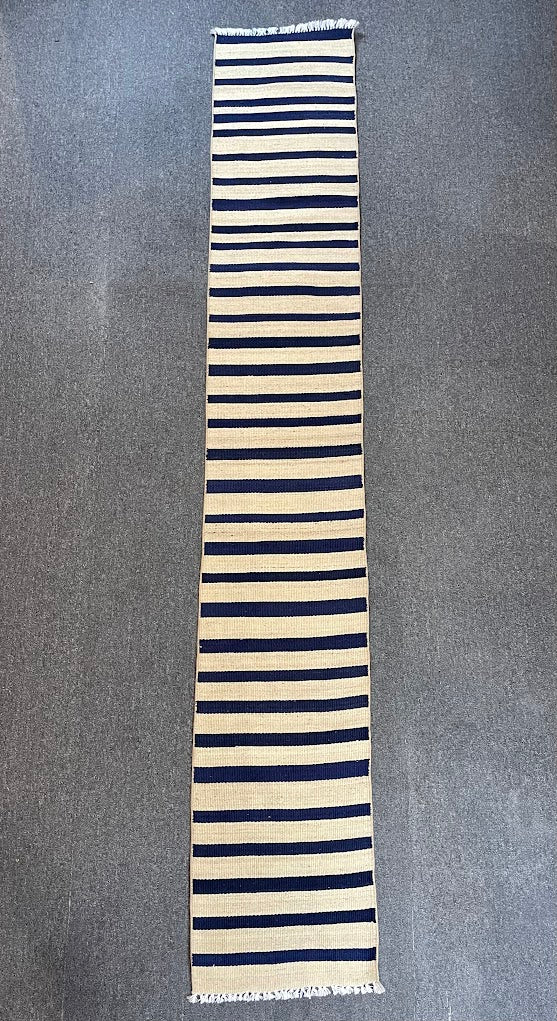 Turkish Striped Kilim 1'8 x 9'4