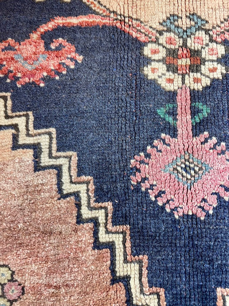 Antique Turkish Bergama 4'10 x 5'11