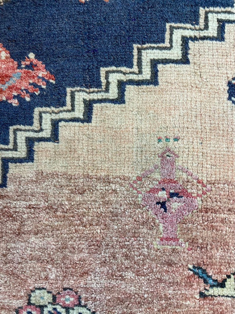 Antique Turkish Bergama 4'10 x 5'11