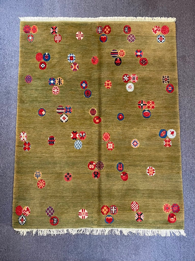 Tibetan Contemporary 4'11 x 6'3