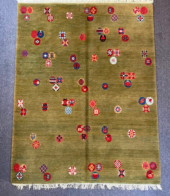 Tibetan Contemporary 4'11 x 6'3