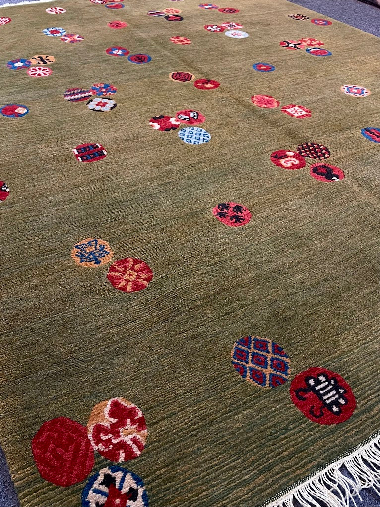 Tibetan Contemporary 4'11 x 6'3