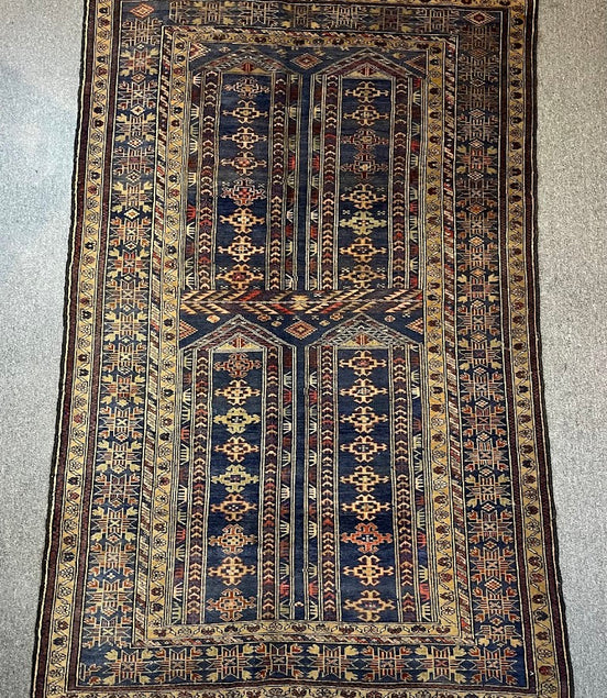 Afghan Baluch Prayer Rug 4'2 x 6'5