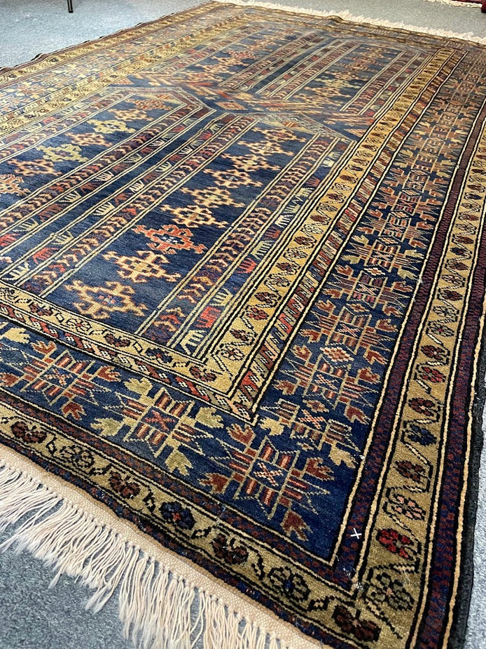 Afghan Baluch Prayer Rug 4'2 x 6'5