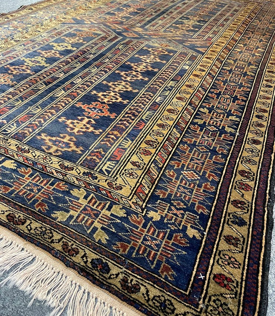 Afghan Baluch Prayer Rug 4'2 x 6'5