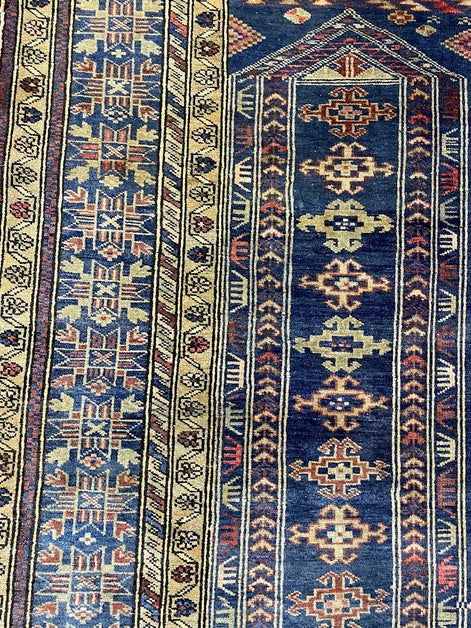 Afghan Baluch Prayer Rug 4'2 x 6'5
