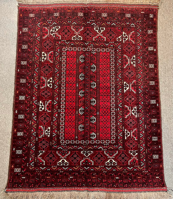 Afghan Turkmen Ensi Perde 4'0 x 5'2