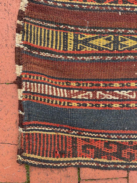 Antique Uzbek Cicim 6'1 x 11'1