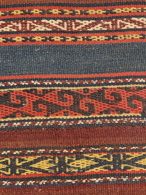 Antique Uzbek Cicim 6'1 x 11'1