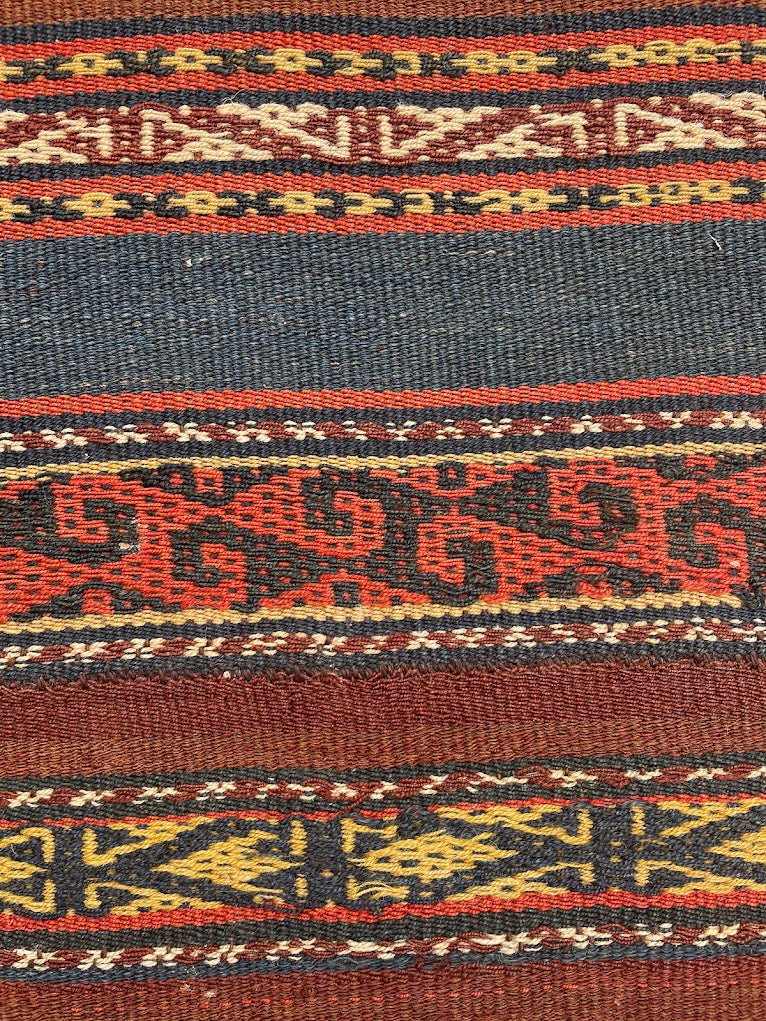 Antique Uzbek Cicim 6'1 x 11'1