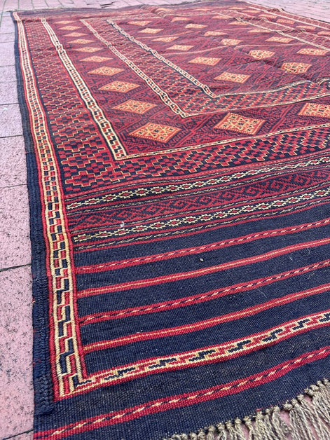 Afghan Cicim 5'3 x 8'10