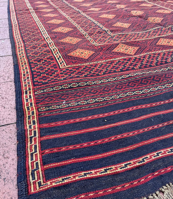 Afghan Cicim 5'3 x 8'10