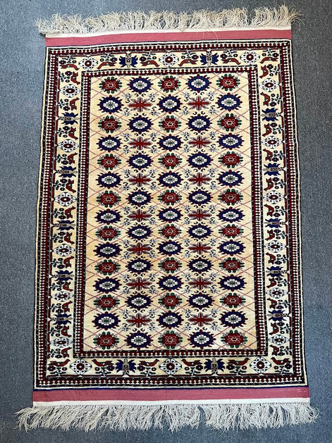 Afghan Turkmen Silk/Wool Combo 3'11 x 5'9