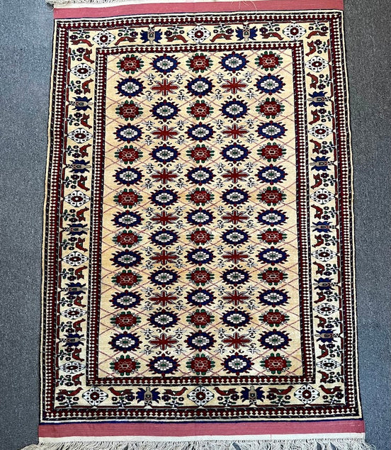 Afghan Turkmen Silk/Wool Combo 3'11 x 5'9