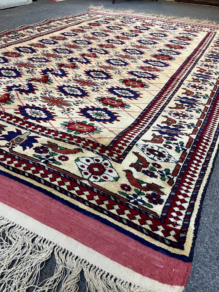 Afghan Turkmen Silk/Wool Combo 3'11 x 5'9
