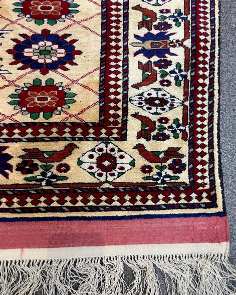 Afghan Turkmen Silk/Wool Combo 3'11 x 5'9