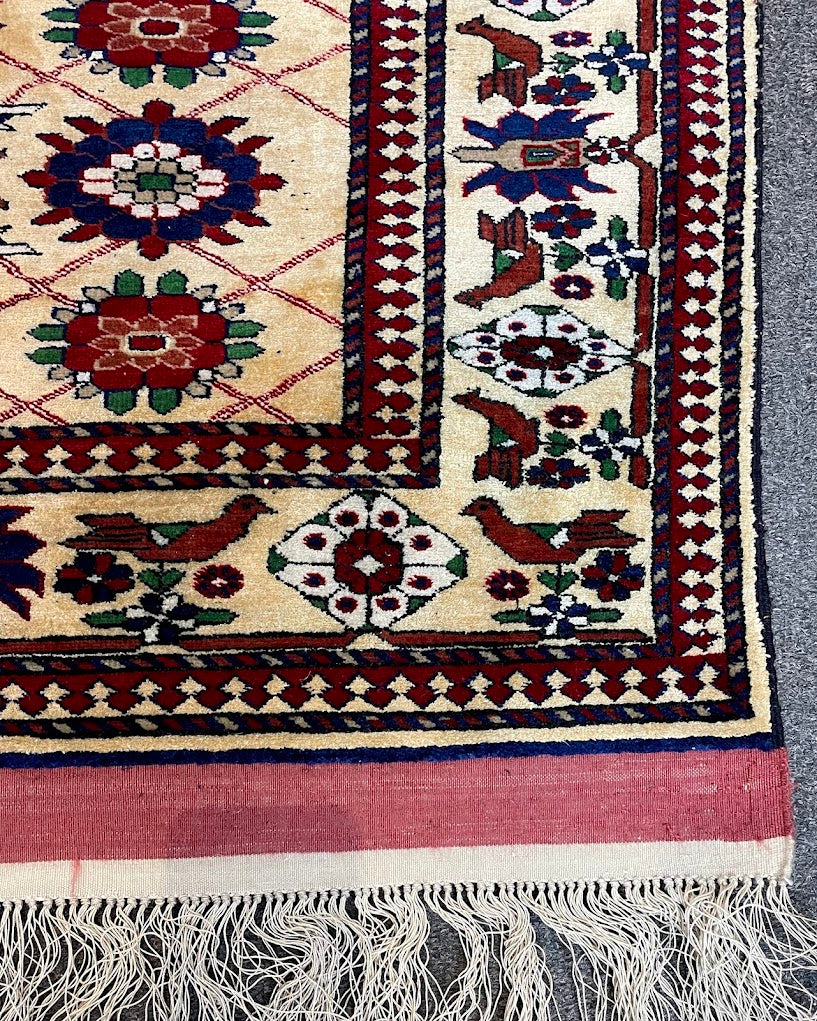 Afghan Turkmen Silk/Wool Combo 3'11 x 5'9