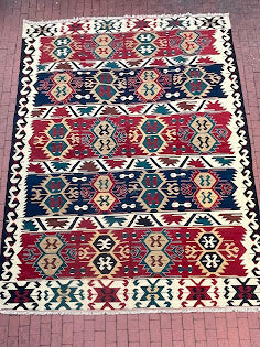 Turkish Usak Kilim 8'8 x 12'8