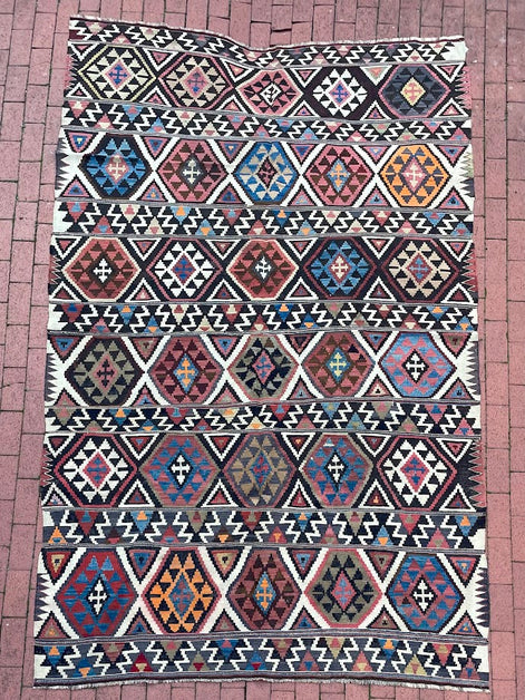 Antique Shirvan Kilim 6'2 x 10'2