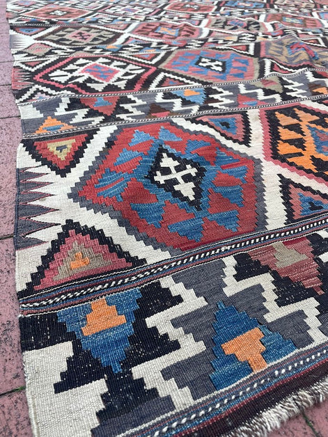 Antique Shirvan Kilim 6'2 x 10'2
